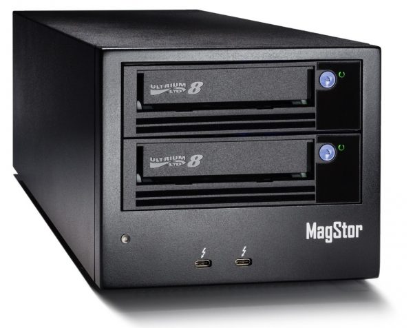 MagStor DUAL LTO8 12TB Thunderbolt 3 Tape Drive